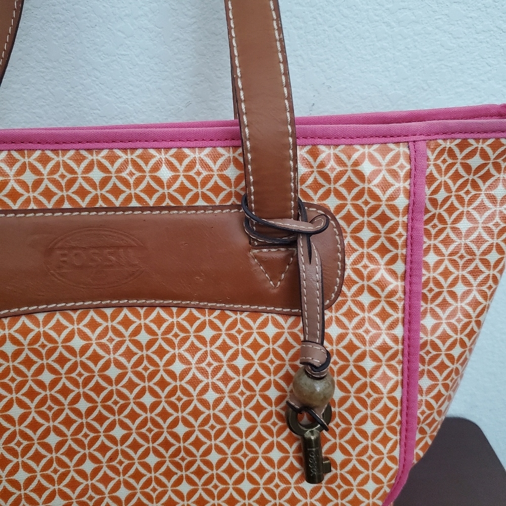 Fossil Pvs Canvas Tote Bag. - image 4